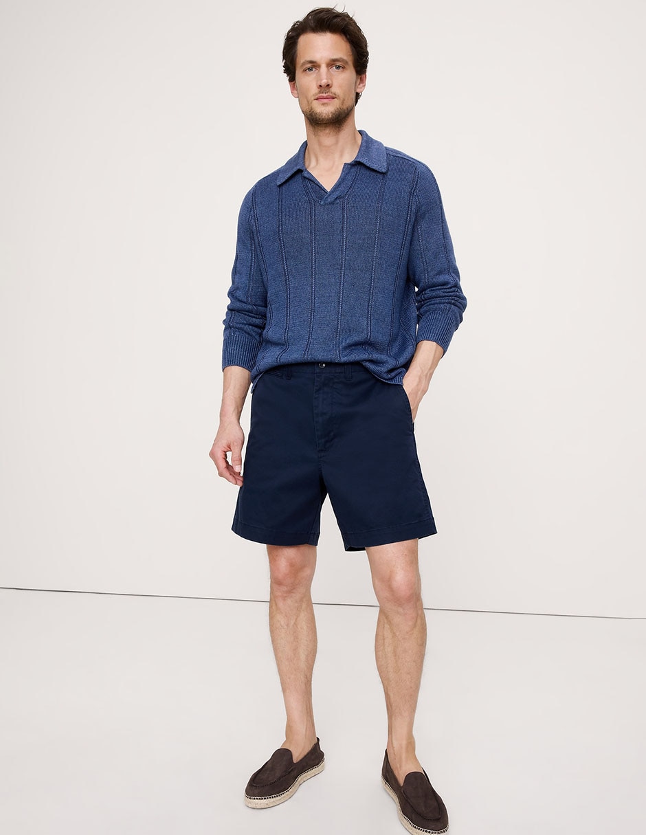 Bermuda de algodón para hombre