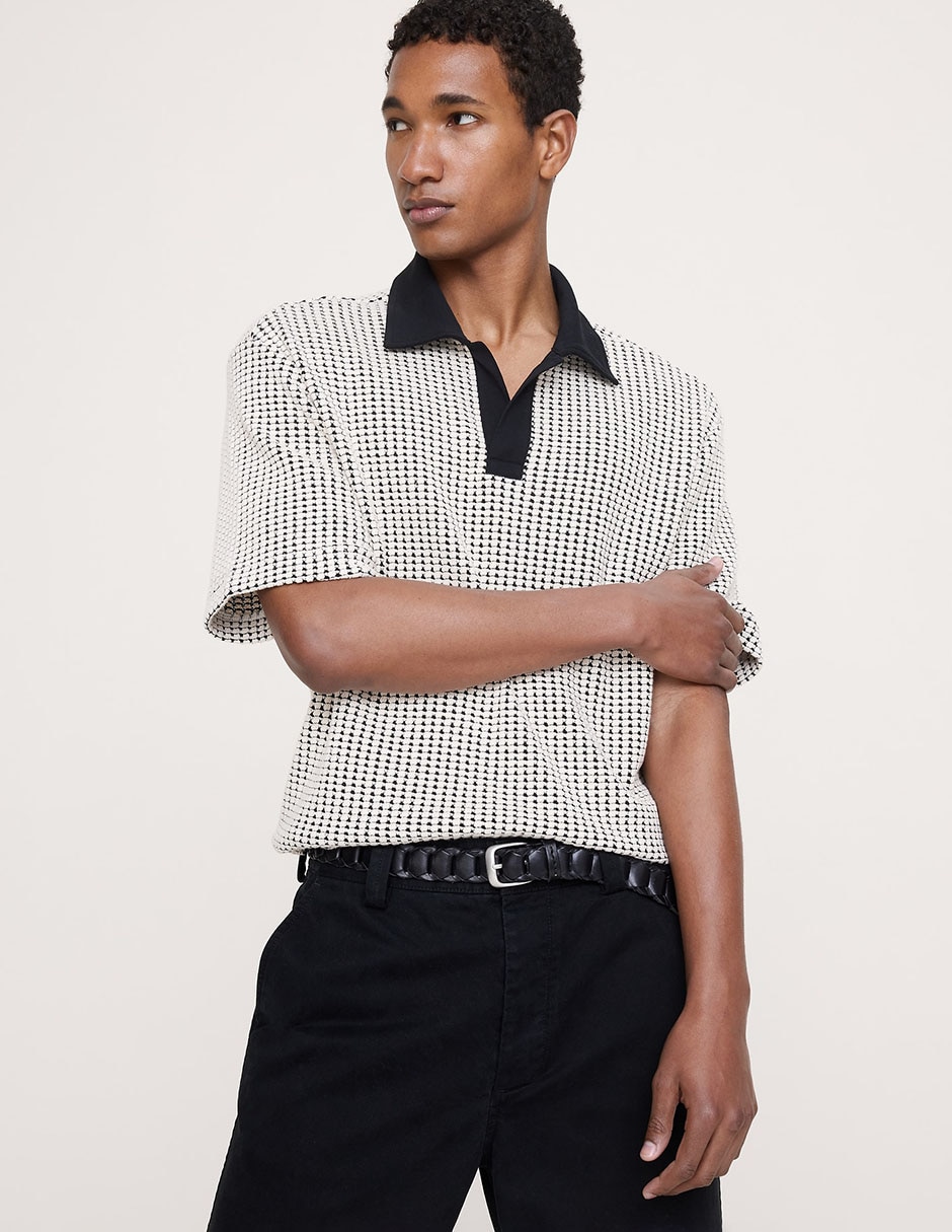 Playera tipo polo para hombre