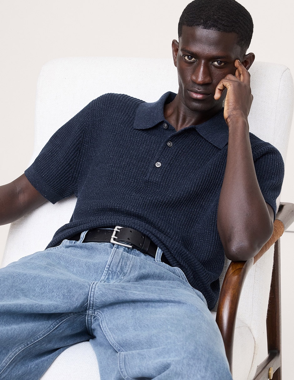 Playera tipo polo para hombre