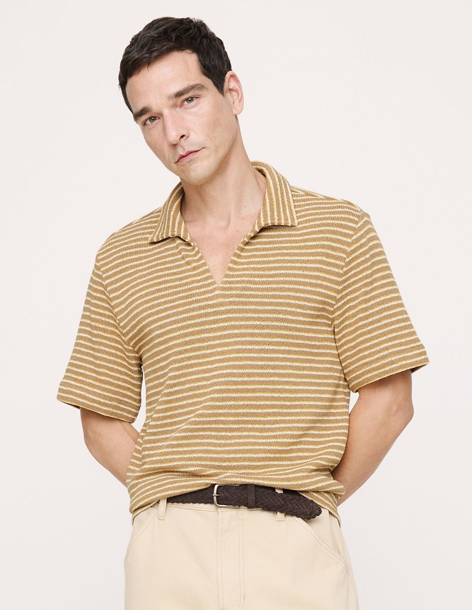 Playera tipo polo para hombre