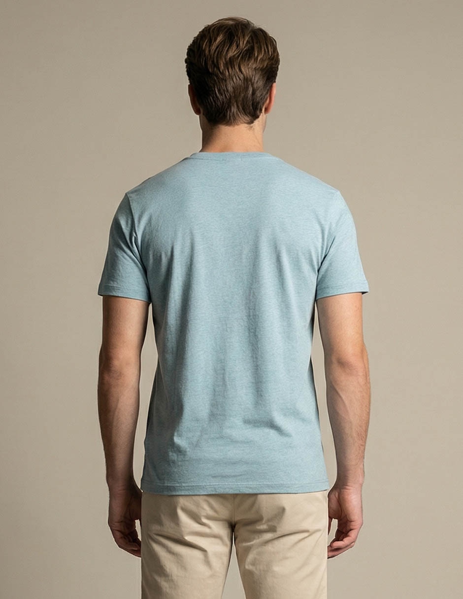 Playera cuello redondo para hombre 2