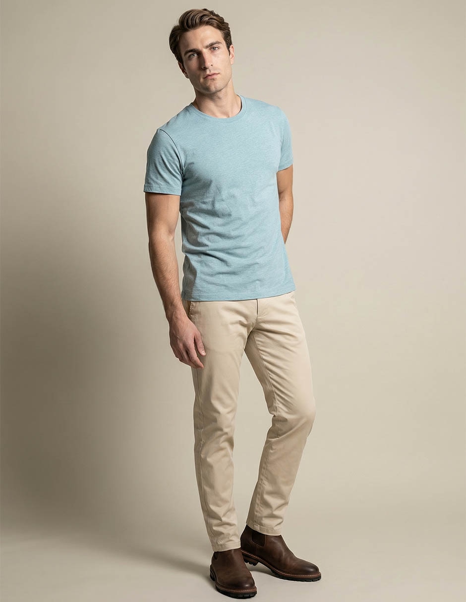 Playera cuello redondo para hombre 3