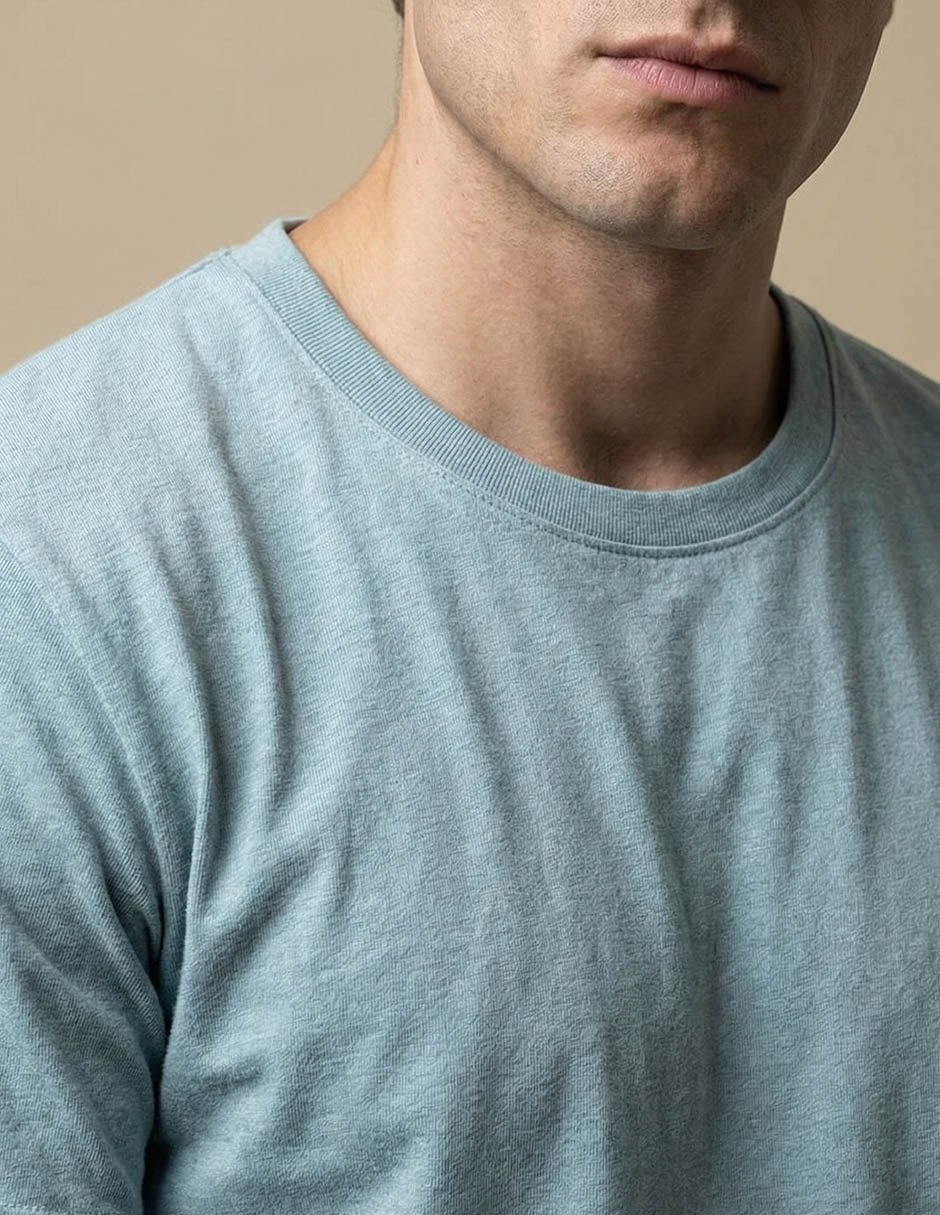 Playera cuello redondo para hombre 4