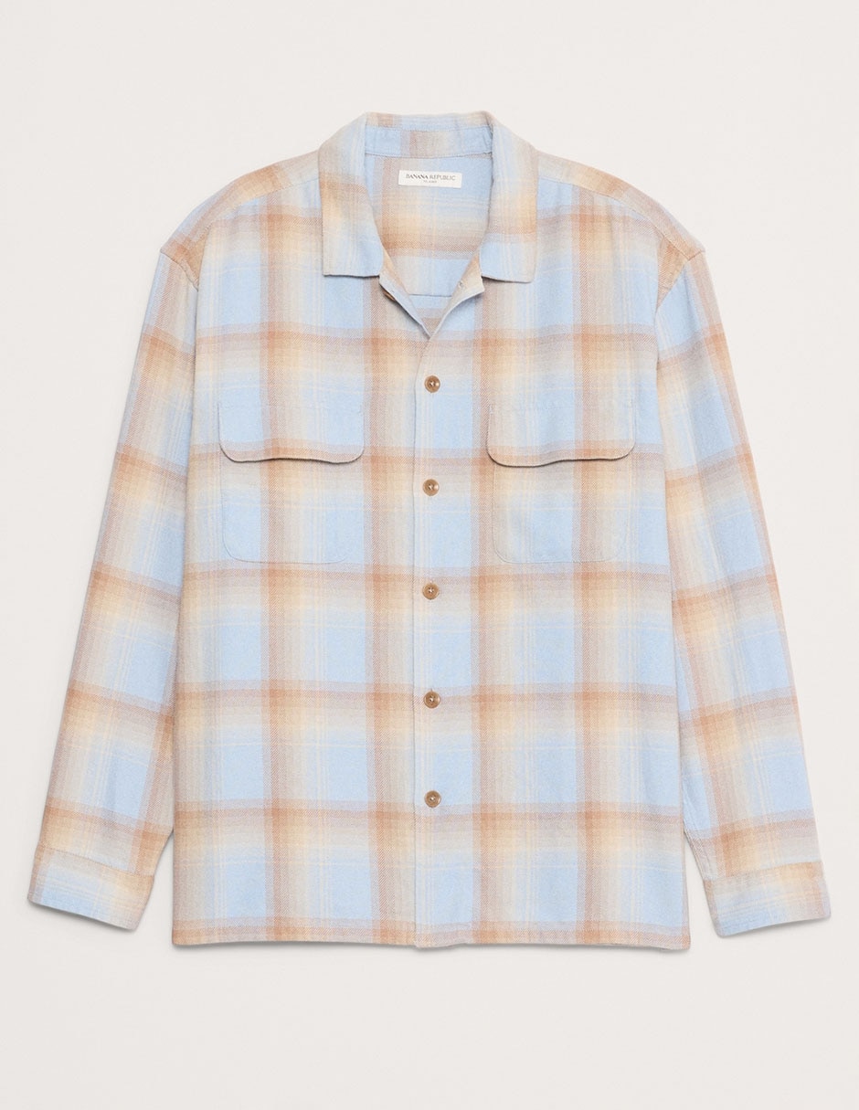 Camisa casual de algodón manga larga para hombre 3