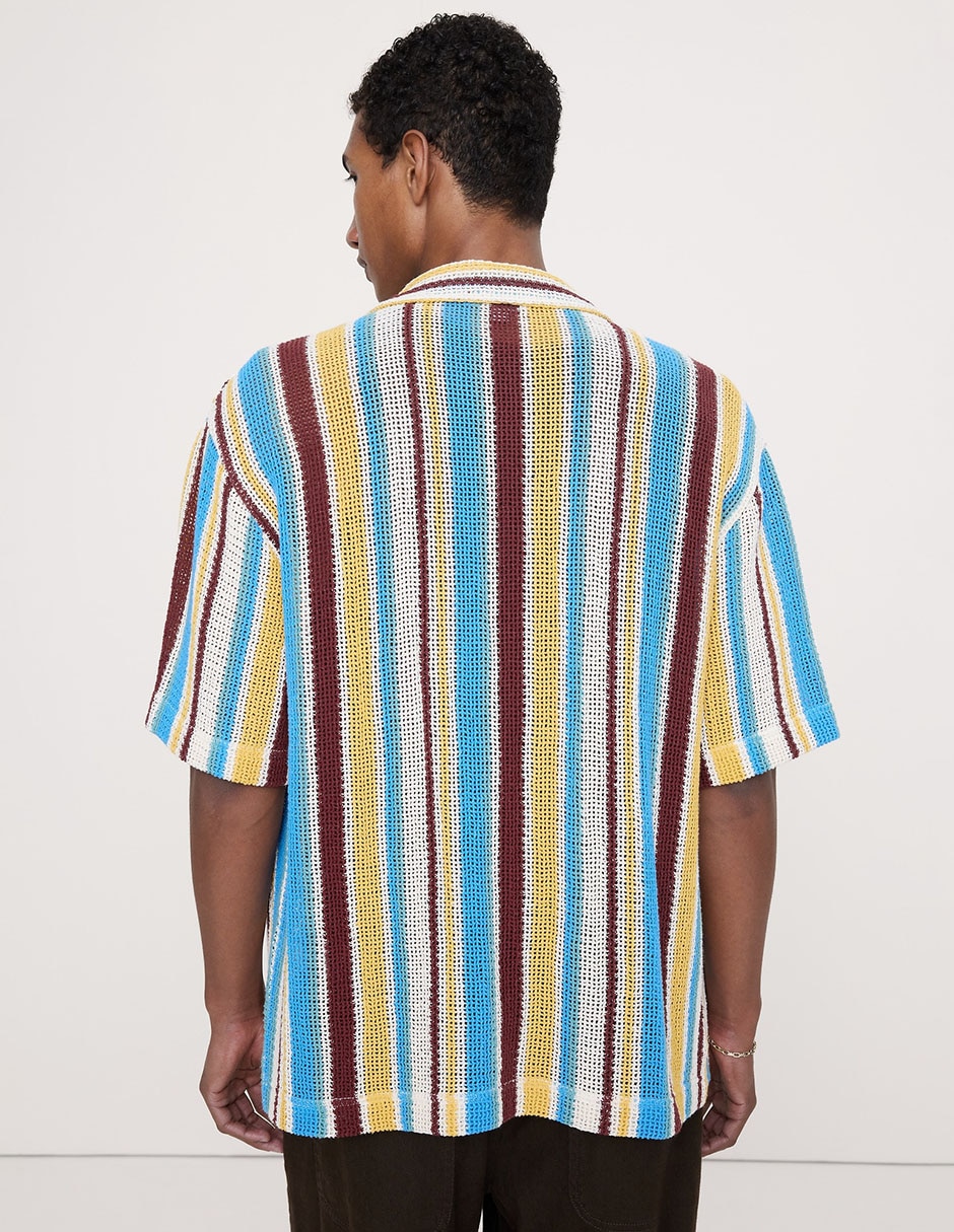 Camisa casual de algodón manga corta para hombre 2